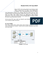 Modul 8 Nat, Pat, DHCP