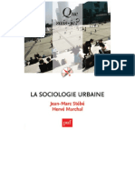 La Sociologie Urbaine Stebe Jean Marc Marchal Herve 1