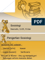 Sosiologi (Pert 1)