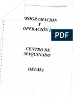 1) Programacion y Operacion de Centros de Maquinado OKUMA I