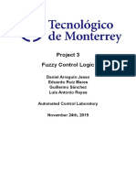 Project 3 Fuzzy Control Logic