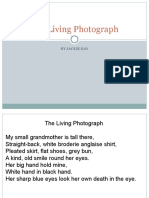 The Living Photograph: by Jackie Kay