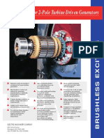 Brushless Exciters for 2 Pole Turbine Driven Generators