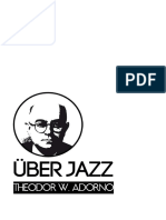 Adorno Uber Jazz
