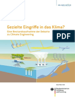 Gezielte Eingriffe in Das Klima CE - Gesamtstudie