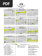 Wellesley Calendar | PDF | Schools | Further Education