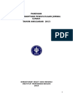 Panduan Bantuan Penerbitan Jurnal Ilmiah 2015