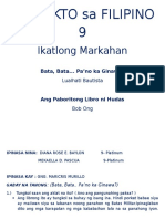 Proyekto Sa Filipino 9