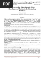 Approximation Algorithms to Solve Simultaneous Multicriteria Scheduling Problems