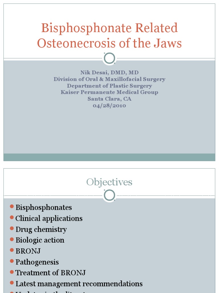 Bisphosphonate-Related Osteonecrosis | PDF | Dental Implant | Dentistry