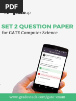 GATE 2016 CS Set 2 Answer Key