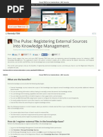 [Remedy ITSM] the Pulse_ Registering External ..