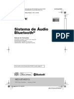 Manual Rádio Sony MEX-BT4007U
