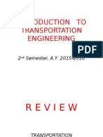 Transportation Engineering & Finance 2015-2016 (PART 6)