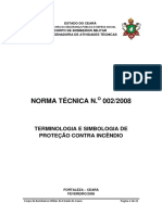 NT 002 - Terminologia e Simbologia de Proteção Contra Incêndio