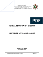 NT 012 - Sistema de Detecção e Alarme