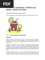 Proyecto de Aprendizaje Las Plantas