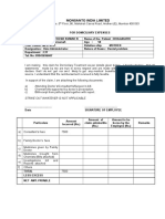 Domiciliary Medical Form