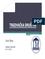 Trgovačka Društva: DD, Doo I Obrt