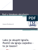 Rad U Timskom Okruzenju