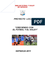 Proyecto de Futbol y Voley Valido