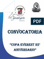 Convocatoria Copa Everest 2016