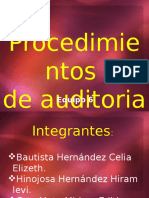 6 Procedimientos de Auditoria