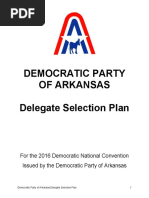 ArkansasDemocratic 2016DelegateSelectionPlan11.11.15