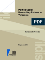 Política Social, DesarrPolítica Social, Desarrollo y Pobreza en Venezuela 