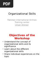 Organizational Skills: Pakistan International Airlines Training Center Umair Ahmed