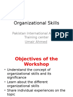 Organizational Skills: Pakistan International Airlines Training Center Umair Ahmed