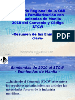 Resumen Enmiendas Manila Al Convenio STCW