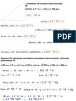 Actividades Resueltas de Cambios de Unidades