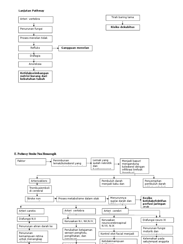 Pathway Stroke Non Hemoragik | PDF