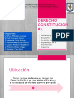 Derecho Constitucional (Exposicion)