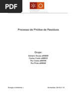 Processo de Pirólise de Resíduos