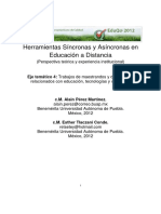 Herramientas Sincronas y Asincronas en Educacion A Distancia