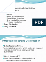 Mechanism of Detoxification