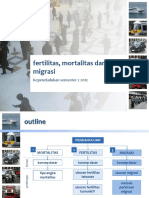 Perhitungan Fertilitas Mortalitas Dan Migrasi