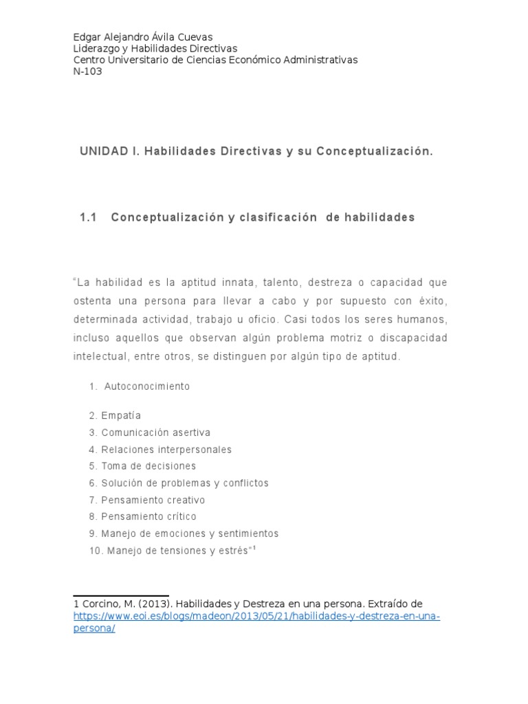 Habilidades Directivas y Liderazgo Efectivo | PDF | Negocios ...