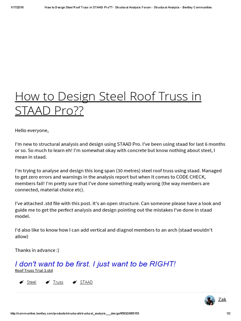 How To Design Steel Roof Truss Design Talk