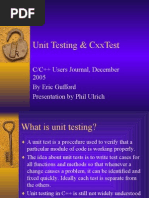 Download C Unit Testing with CxxTest by Phil SN2992216 doc pdf