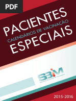 Calendário Vacinal Pacientes Especiais - 2015-16