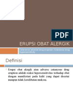 Erupsi Obat Alergik