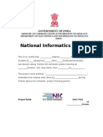 Sample Certificate Format