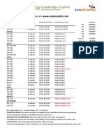 Examen Fecha Speaking Window Plazo de Matrícula: Febrero