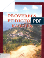 Proverbes Dictons Kabyles