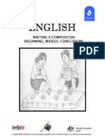 English 6 Dlp 9 Writing a Composition Beginning Middle Coclusion 150603124539 Lva1 App6892