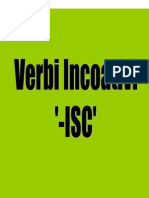 Verbi Incoativi ISC