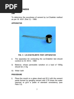 Cement Soundness Test